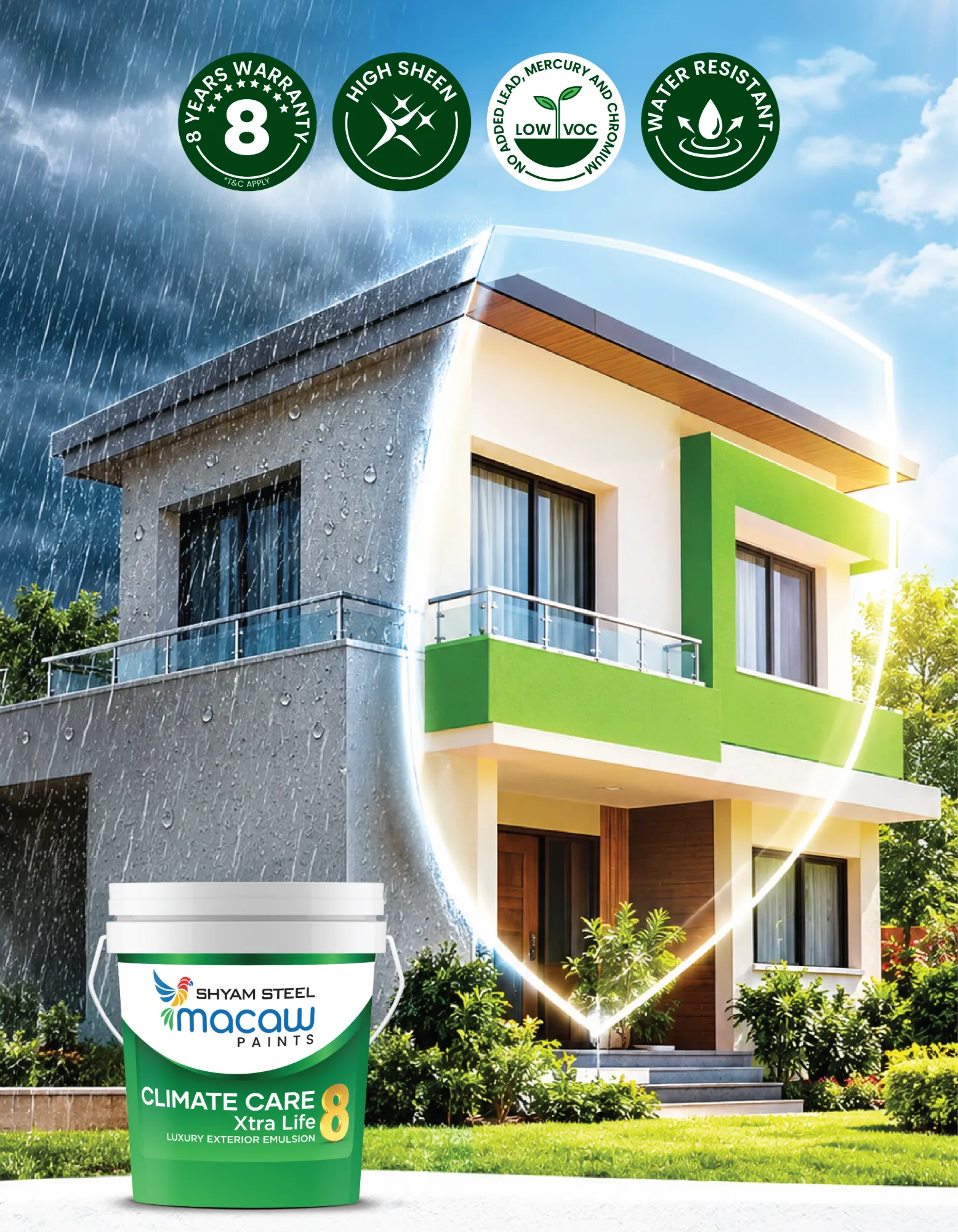 How Does Climate Care Emulsion Weatherproof Exterior Walls?
